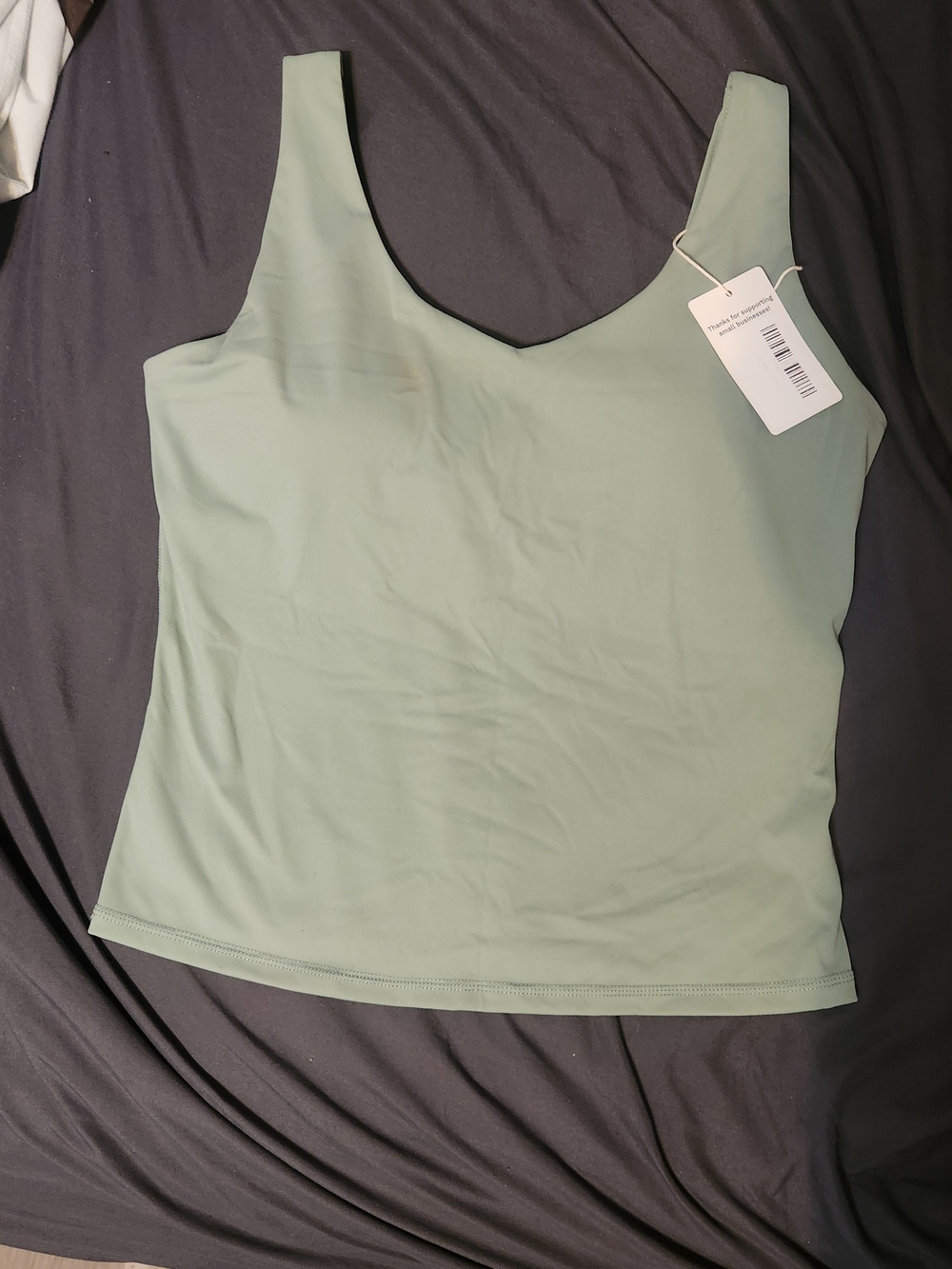 Everyday Scoop Neck Tank Top - Olive